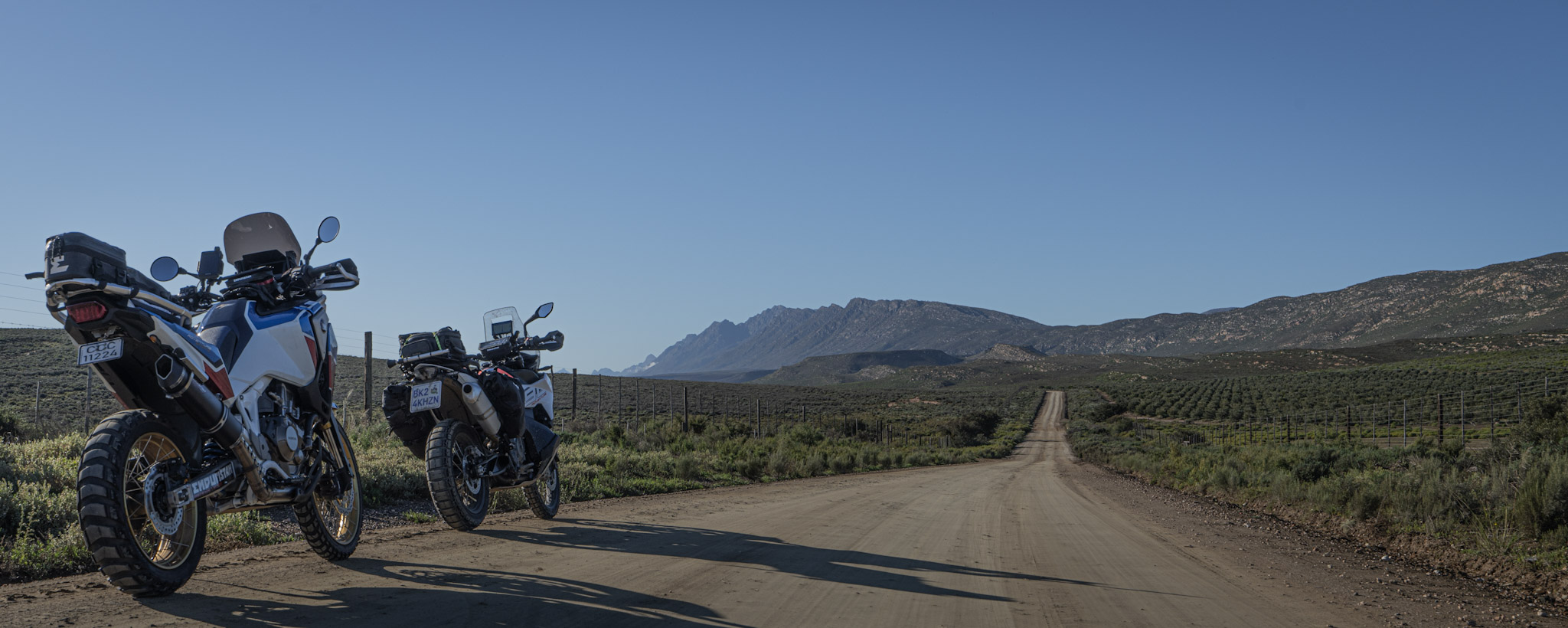 Gravel highway in the Klein Karoo