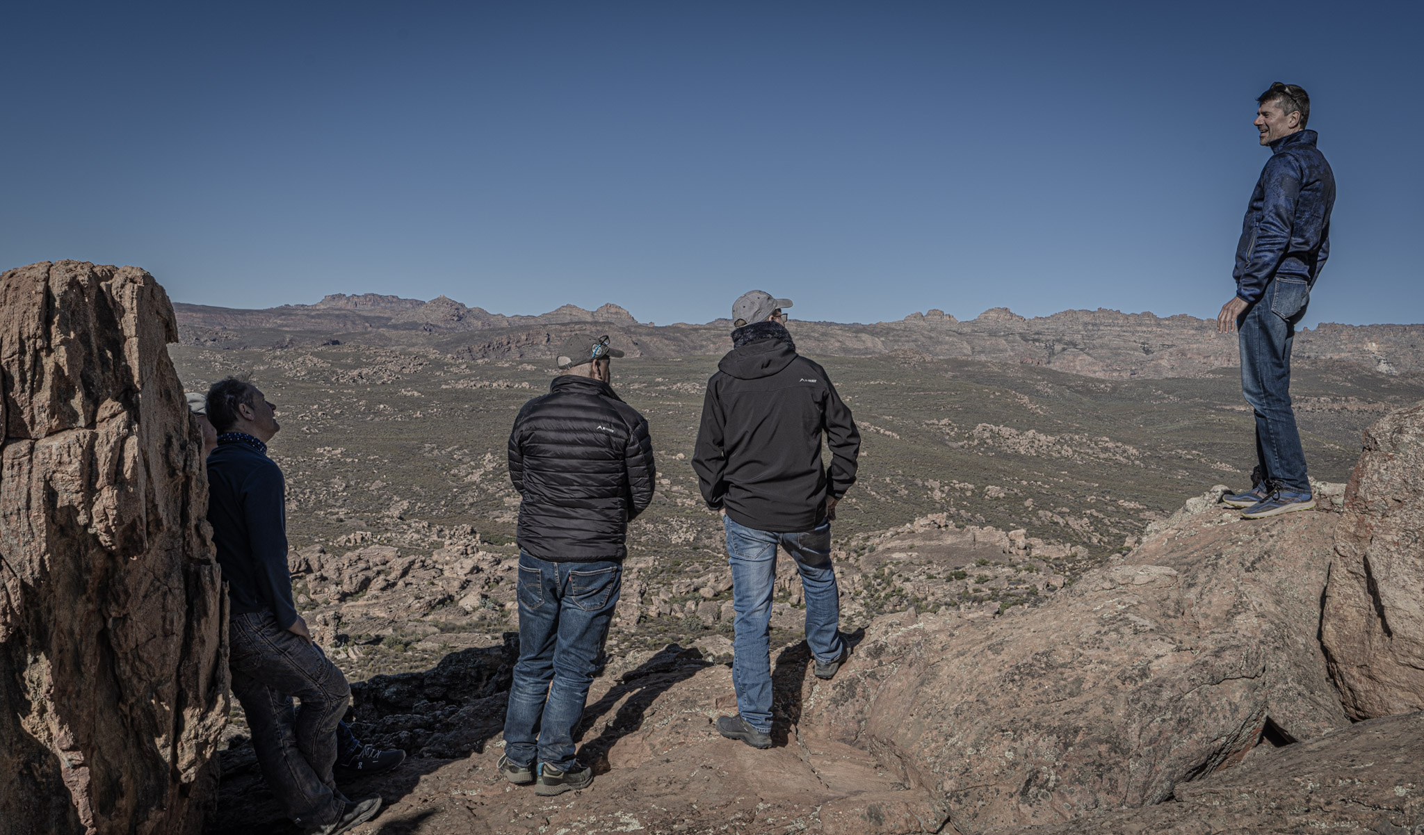 Looking out over the Cederberg mountains