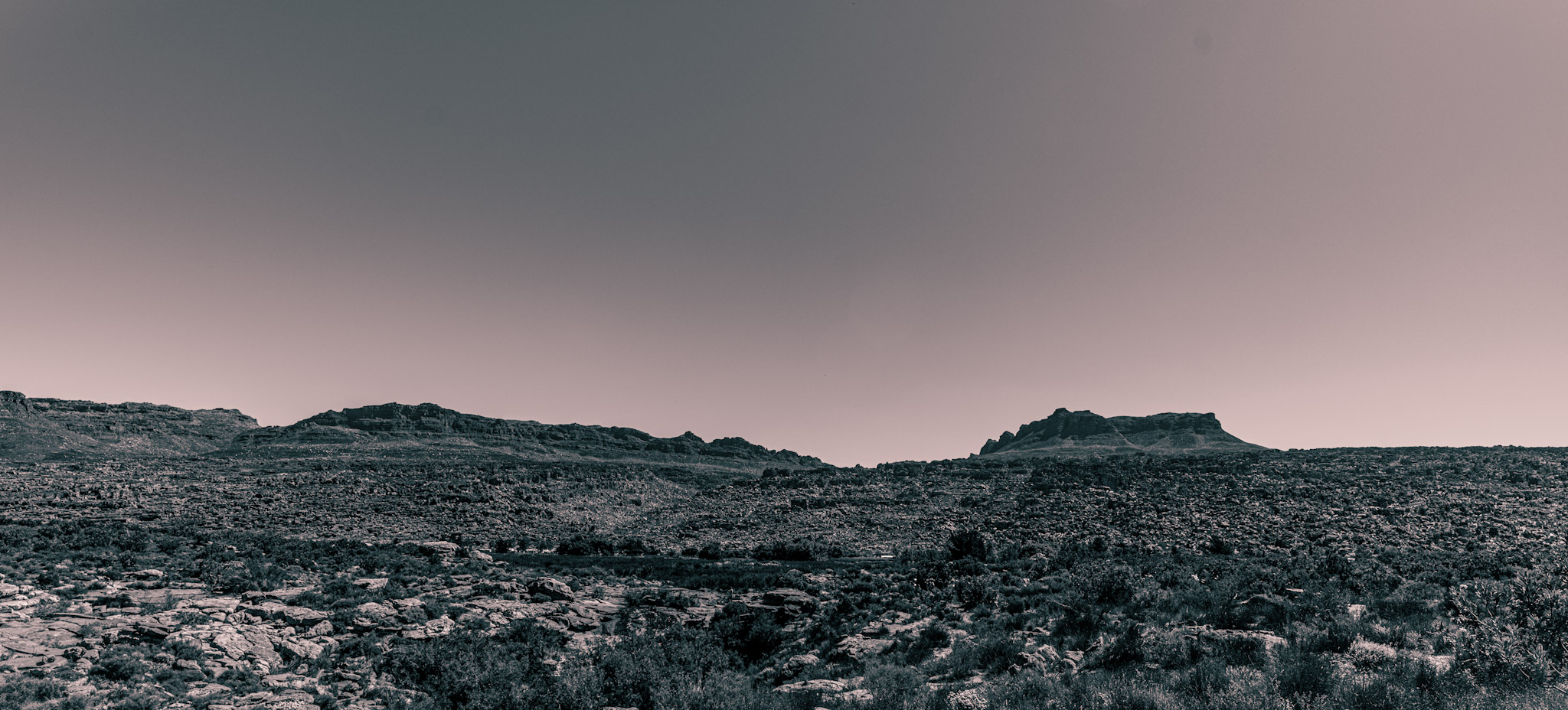 Cederberg Mountain Views B&W