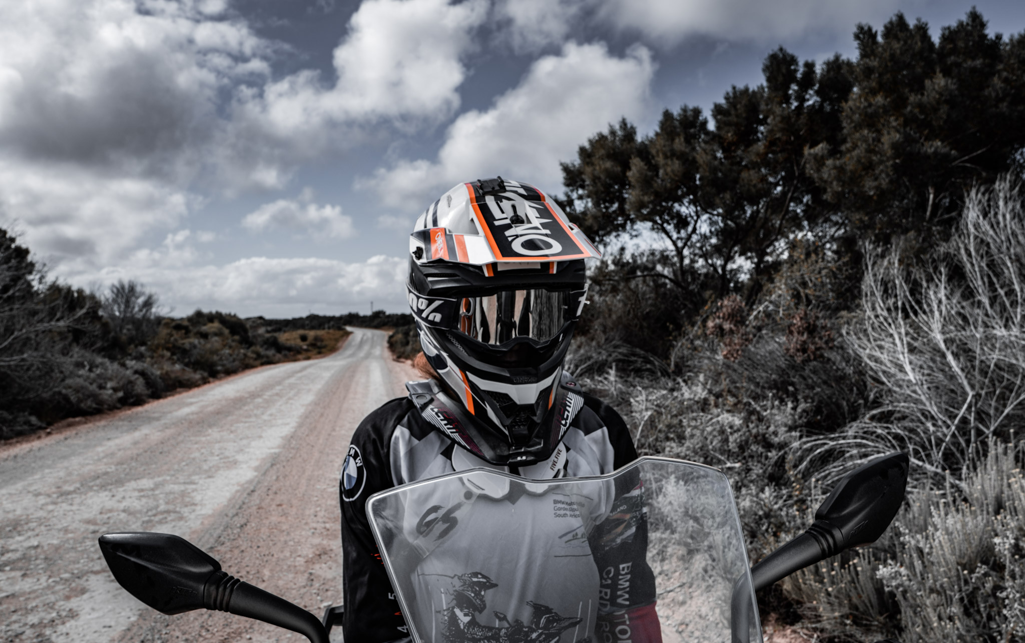 Lady Teya on her KTM 790 - Content