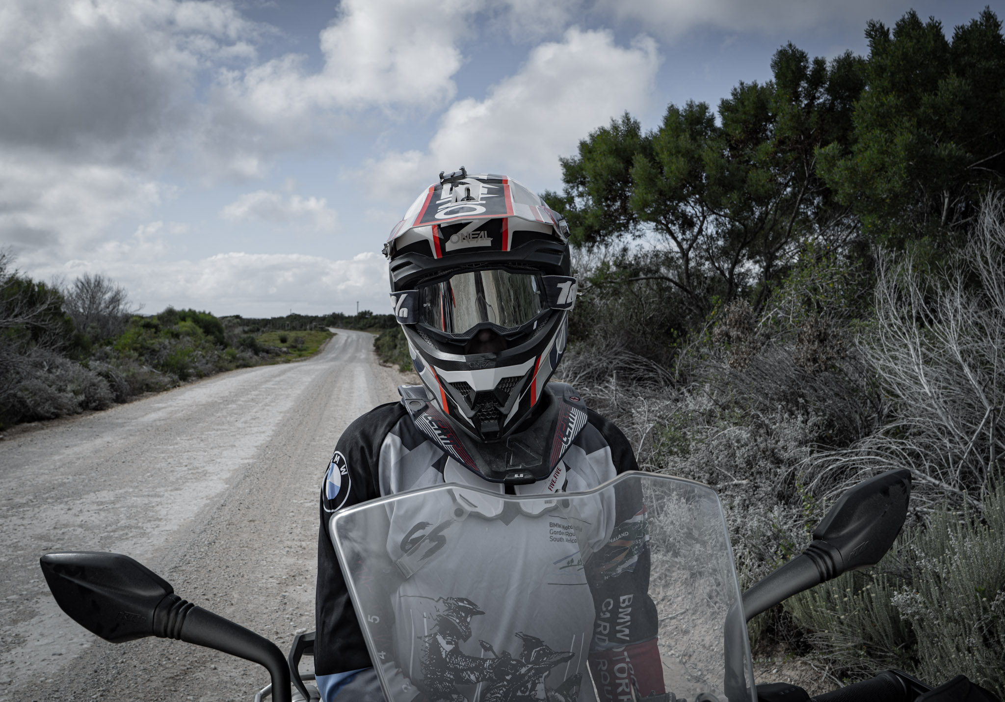 Lady Teya on her KTM 790