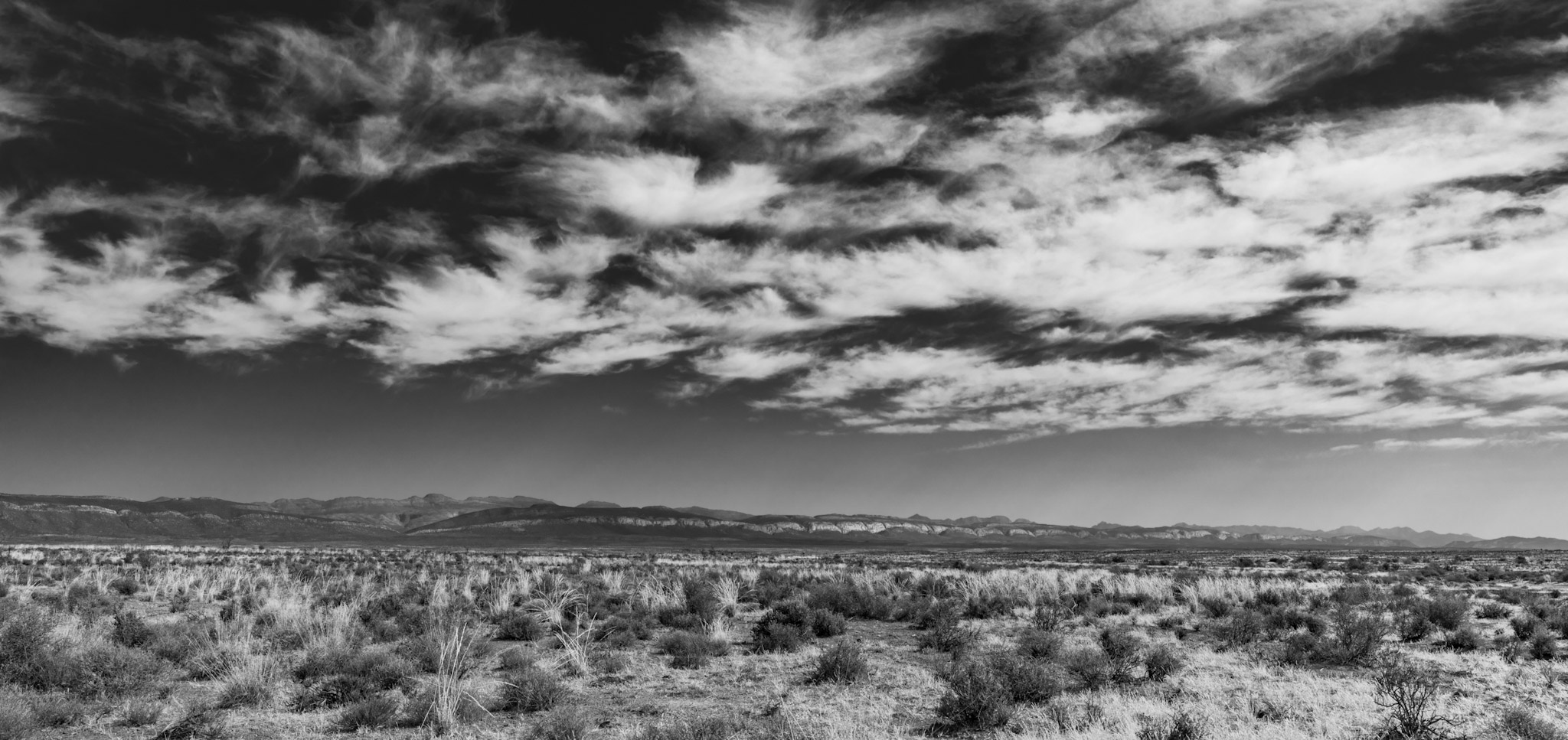 Clouds and Mountains - Karoo Landscape