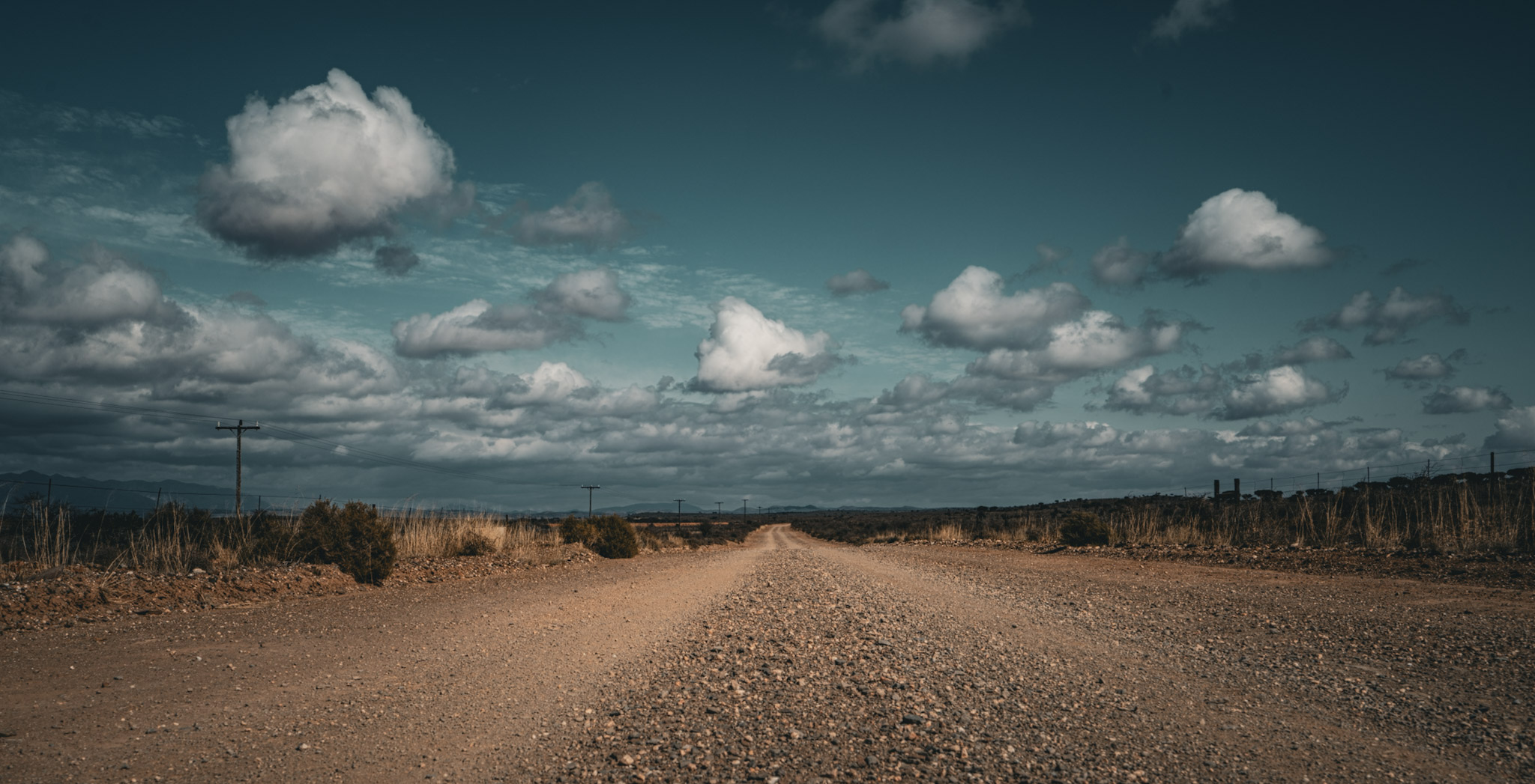 Puffer ball clouds in the Karoo