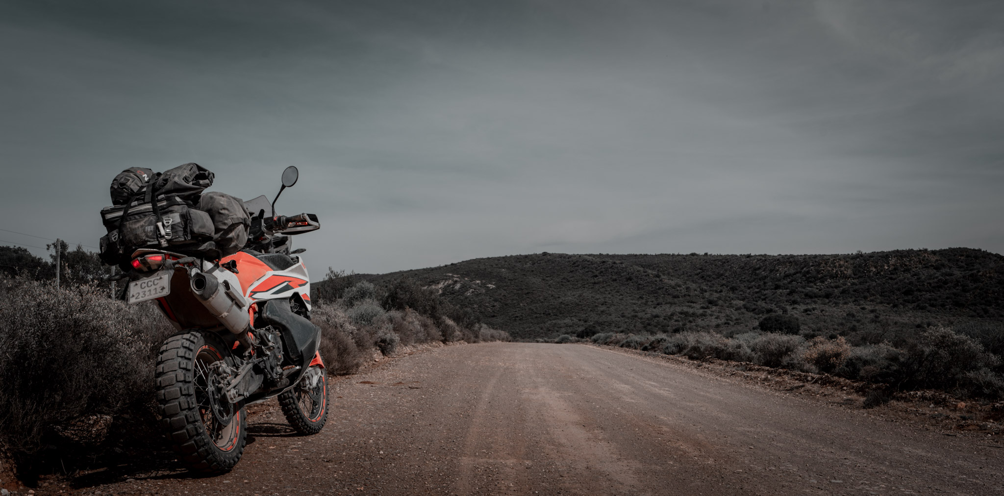 Enroute to Oudtshoorn via gravel roads