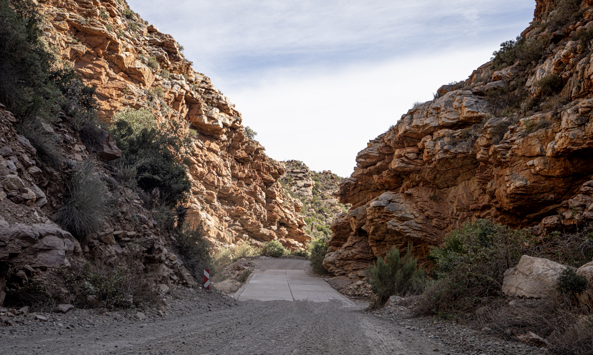 Rock formations in Swartberg Pass