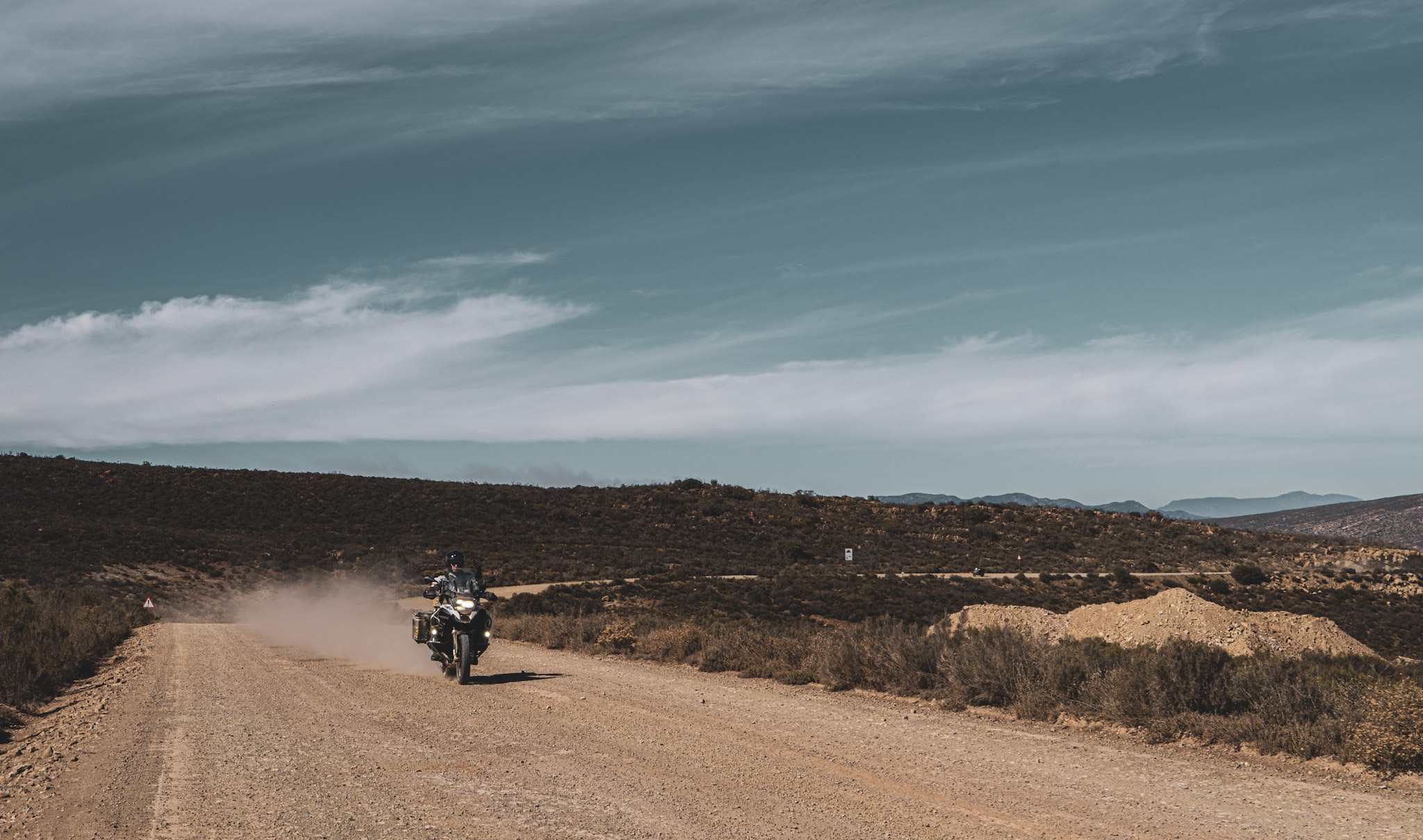 John on top oF Ouberg Pass