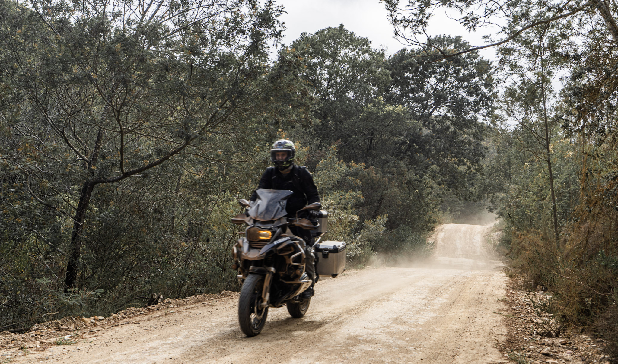 Paolo riding his BMW R1200