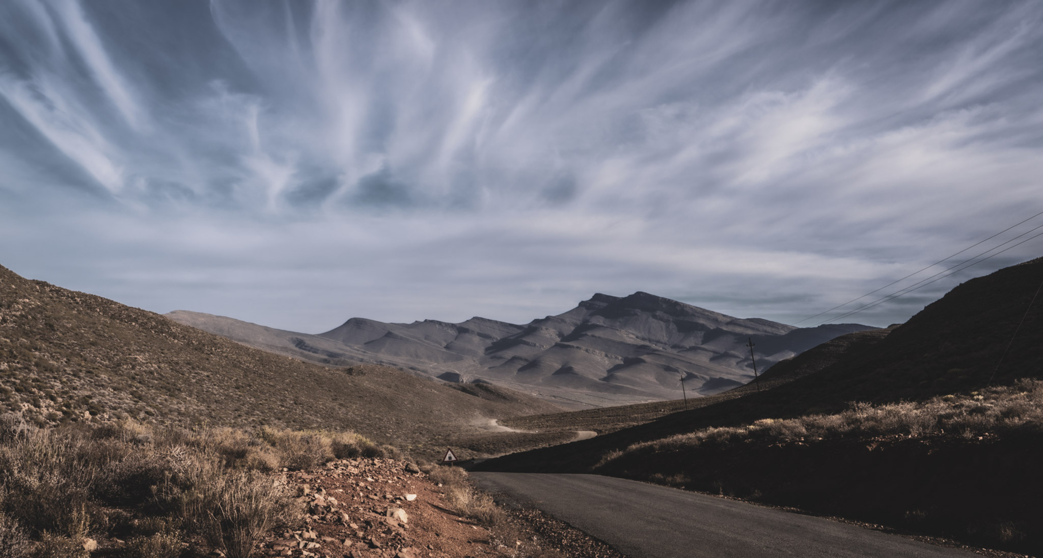 Cloud formation over the Cederberg mountains