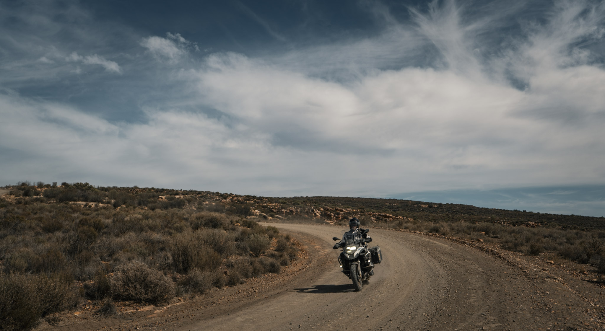 John on his BMW R1200